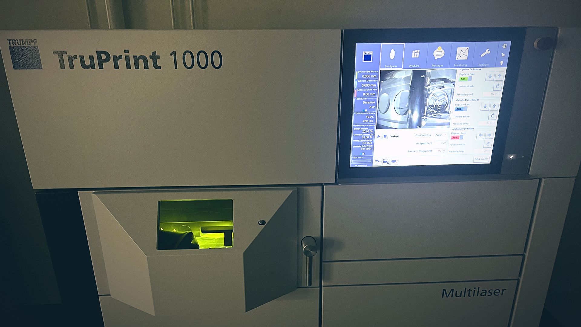 TruPrint 1000 de Trumpf au laboratoire Neo Smile